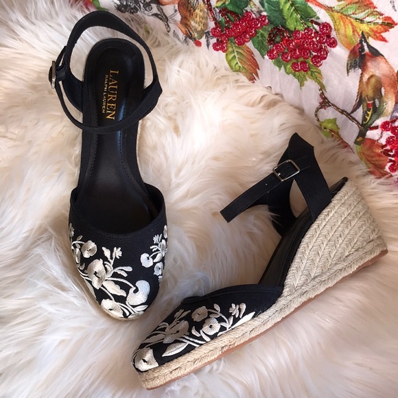 Lauren Ralph Lauren Shoes - Ralph Lauren black hayleigh espadrille sandals